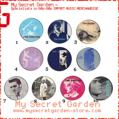 The Smiths - This Charming Man, How Soon Is Now Pinback Button Badge Set ( or Hair Ties / 4.4 cm Badge / Magnet / Keychain Set )